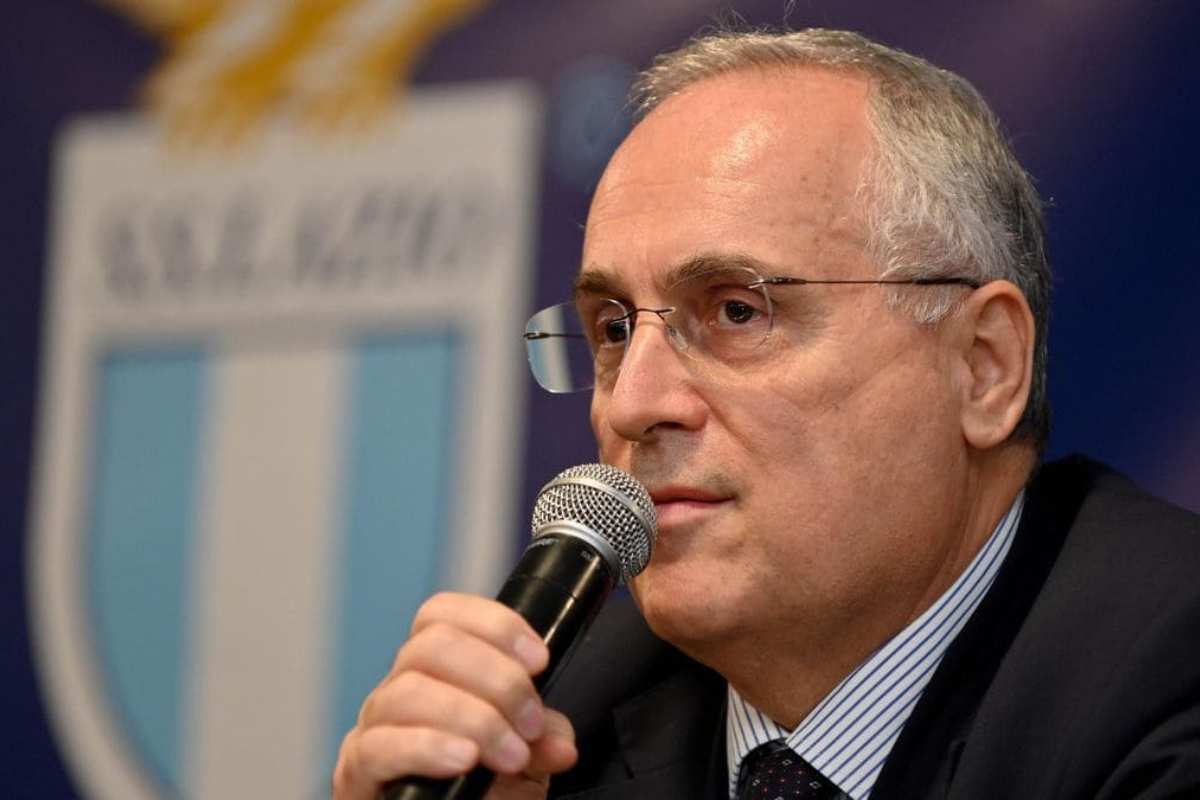 Claudio Lotito alla Lazio