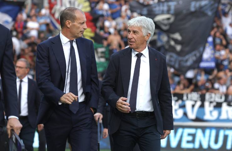 Massimiliano Allegri e Gian Piero Gasperini